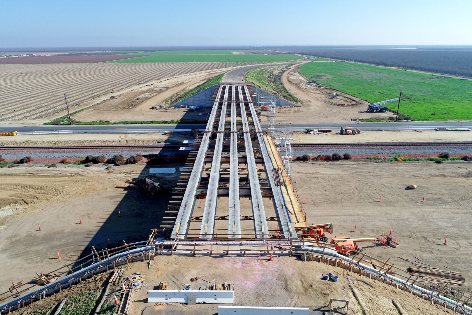 McCombs Road Grade Separation (drone view)