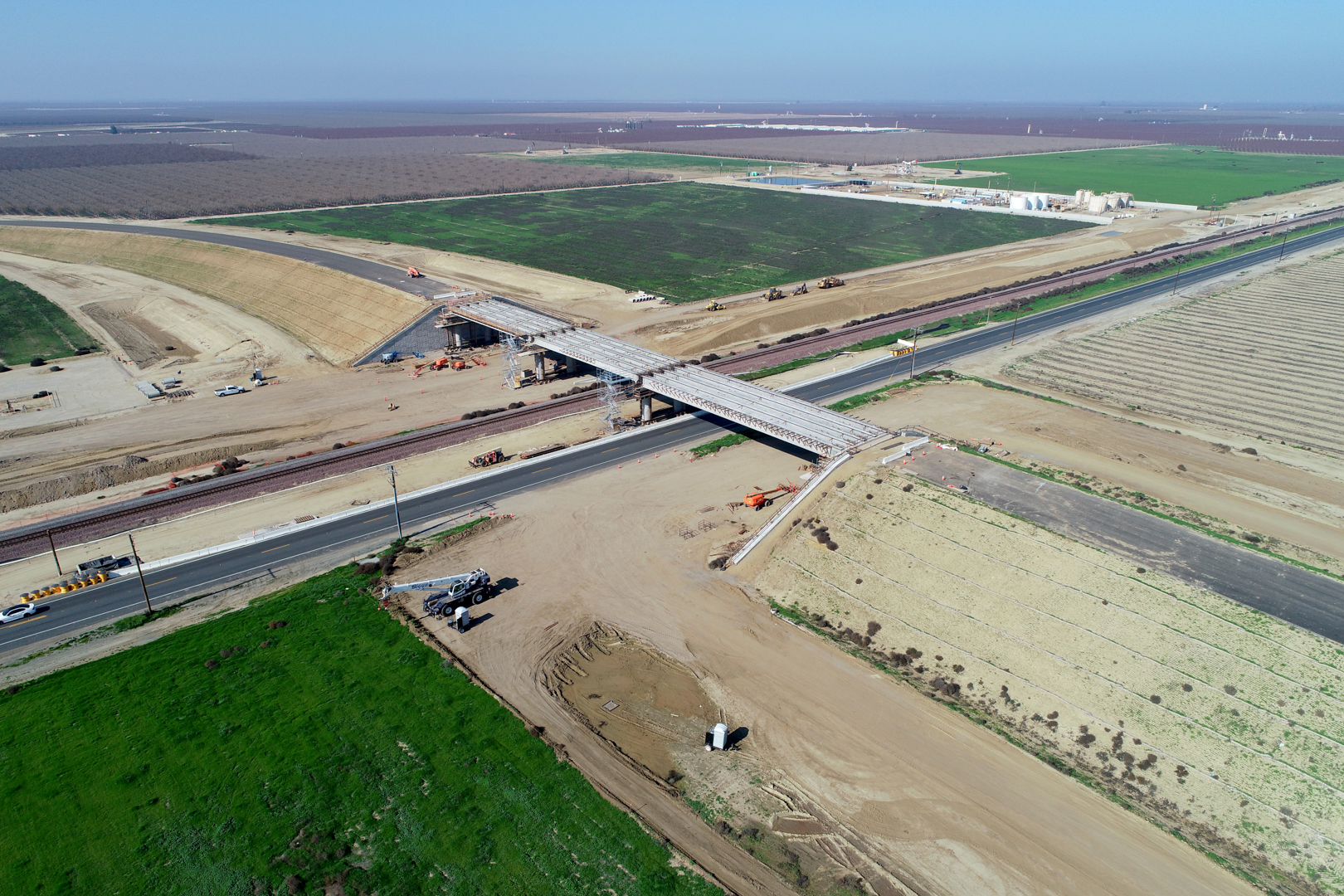 McCombs Road Grade Separation (drone view)