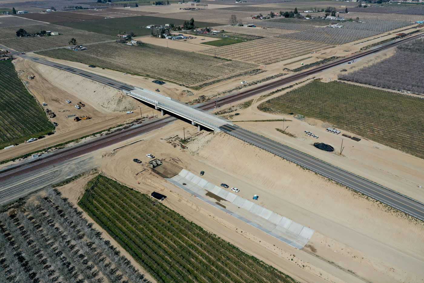 South Avenue Grade Separation (drone view)
