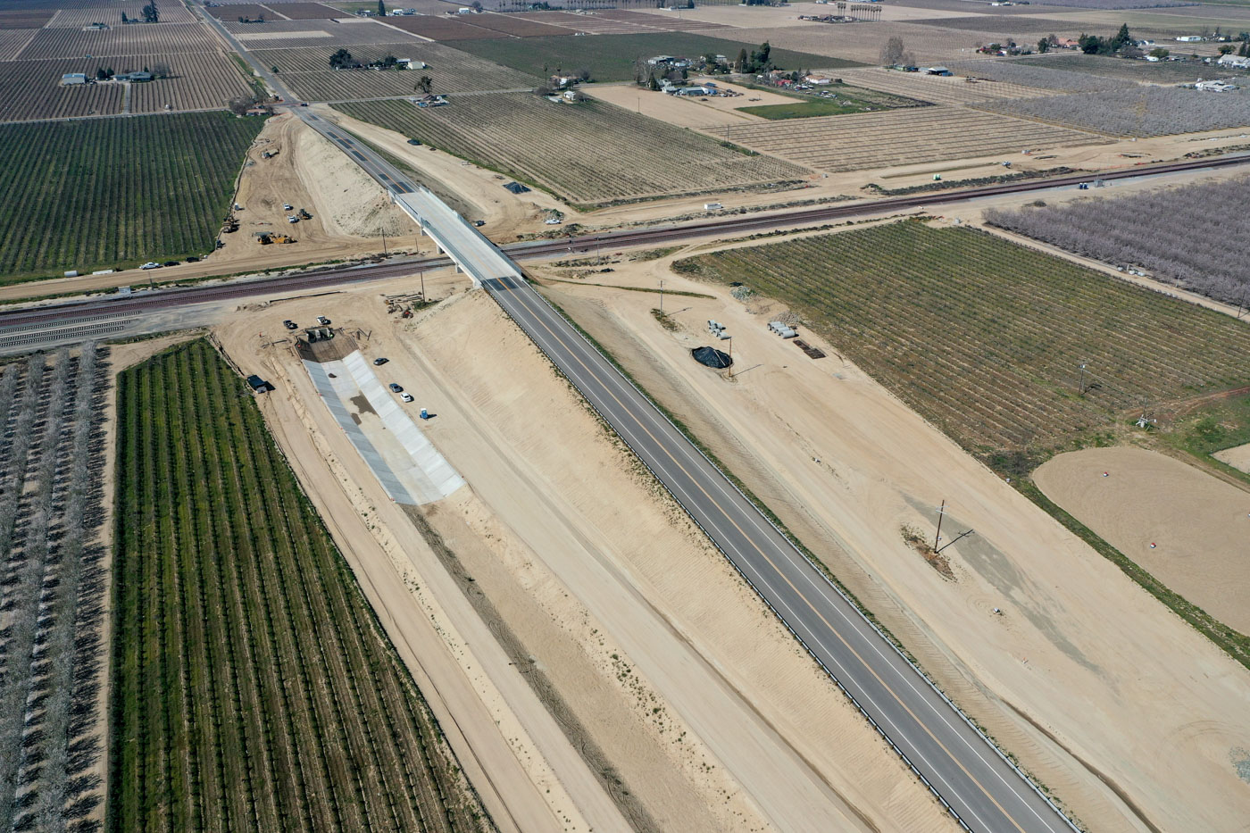 South Avenue Grade Separation (drone view)
