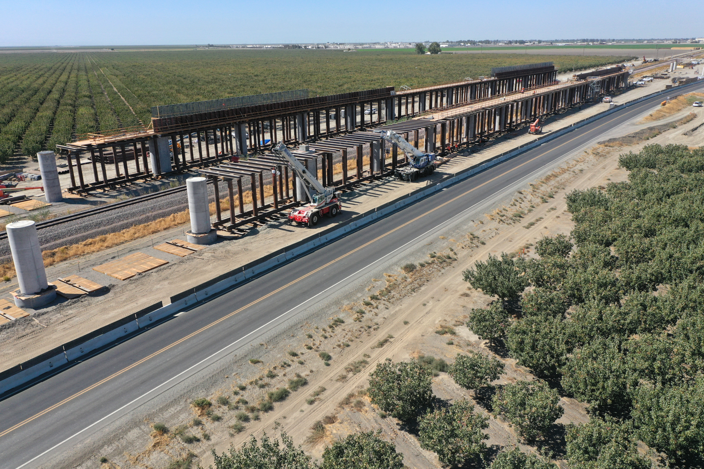 Tule River Viaduct (drone view)