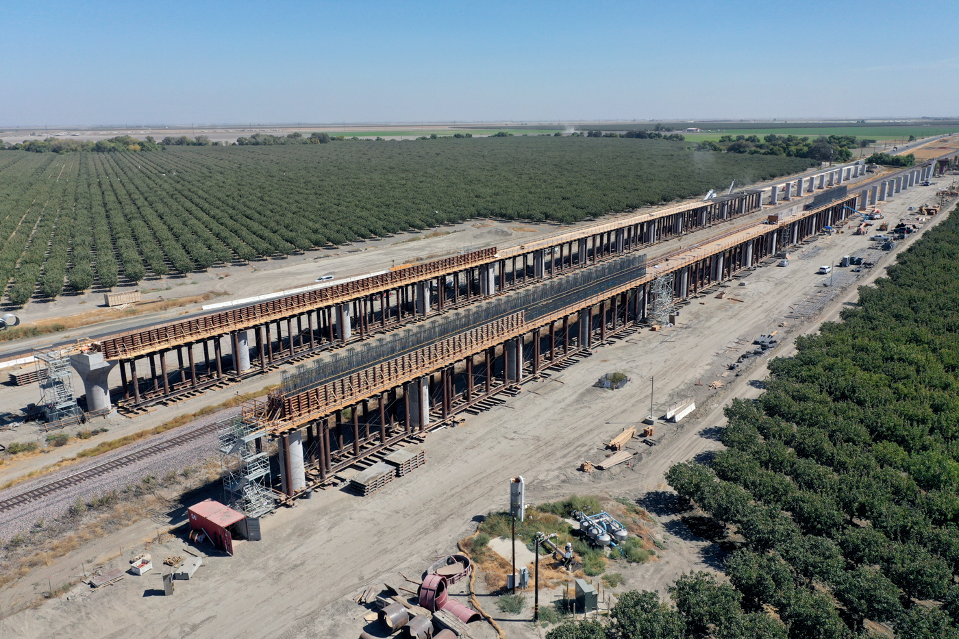 Tule River Viaduct (drone view)