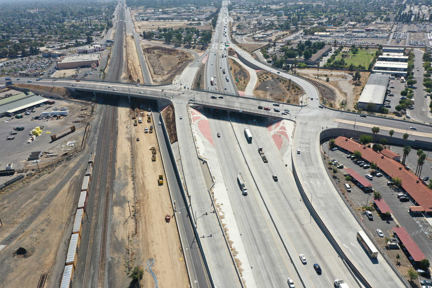 State Route 99 Realignment (drone view)