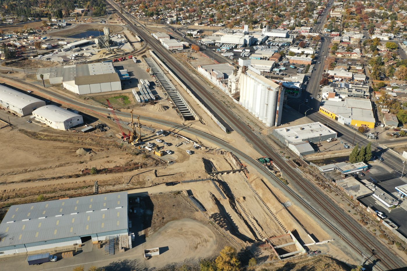 Fresno Trench & State Route 180 Passageway (drone video)