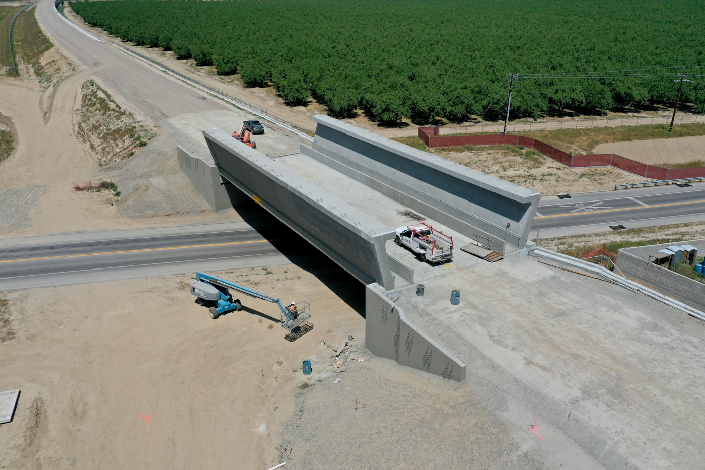 Kimberlina Viaduct (drone view)