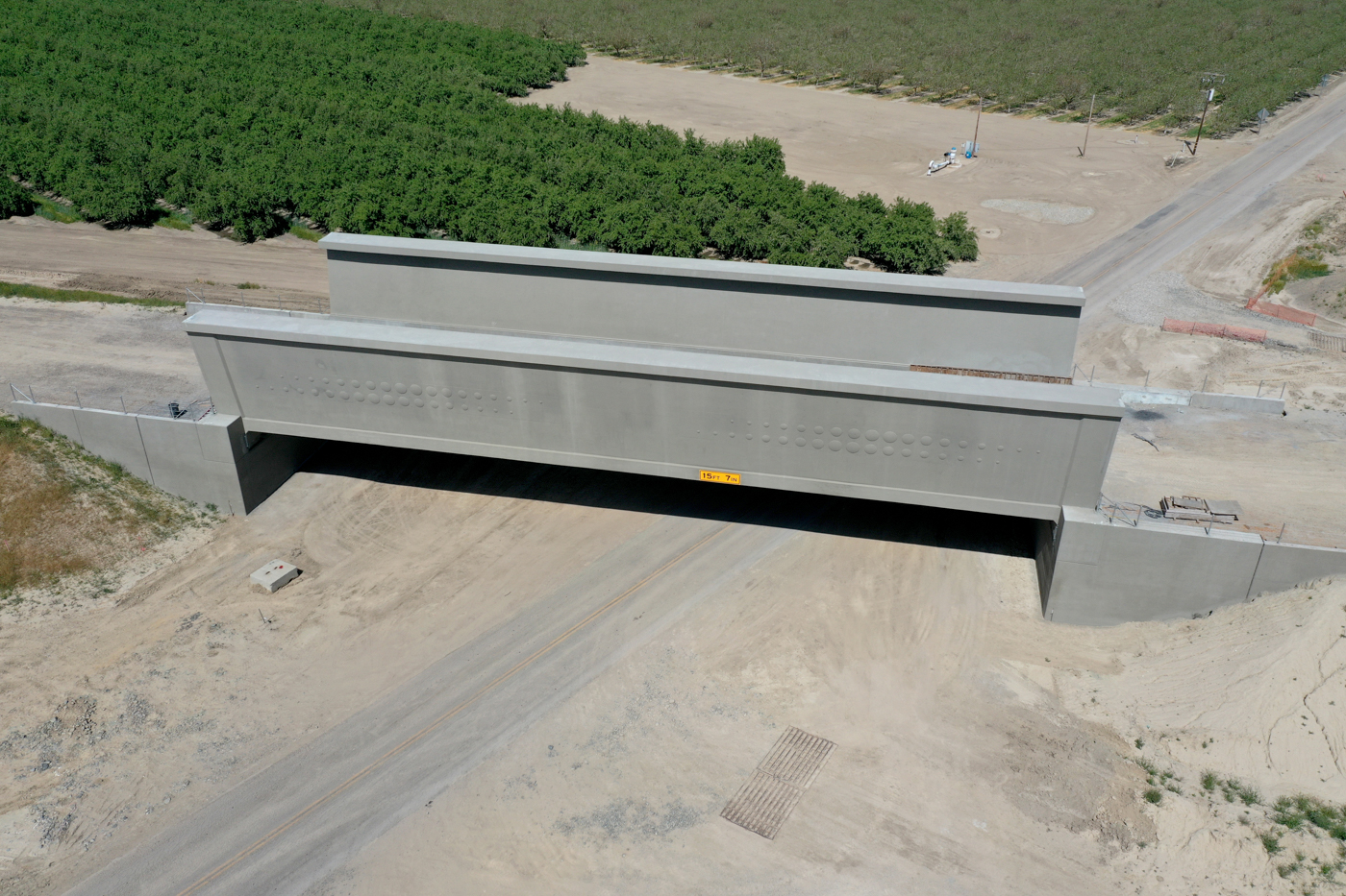 Peterson Road Bridge (drone view)