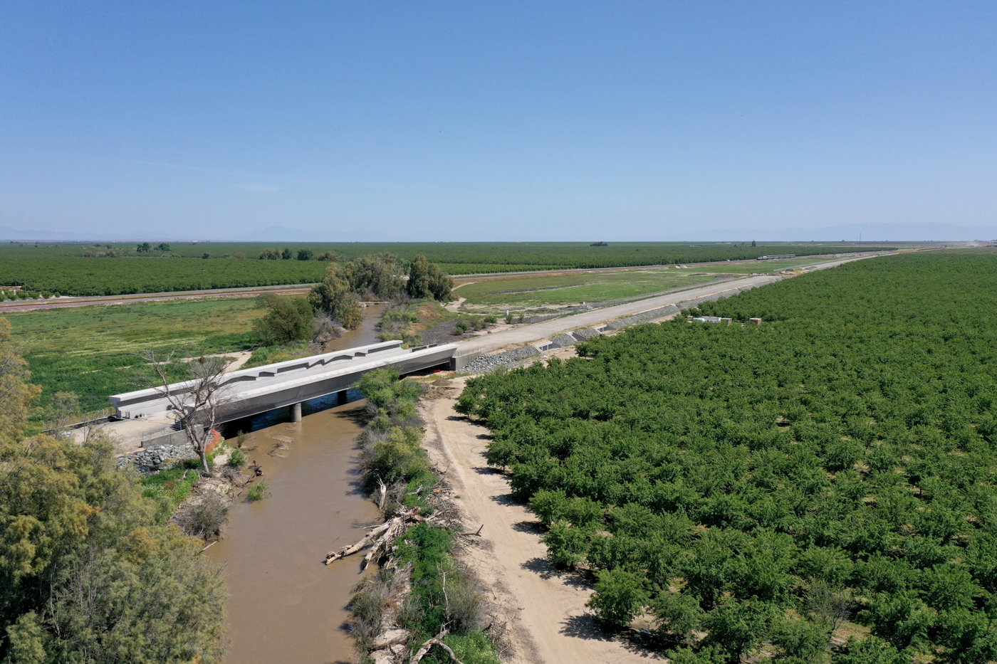 Poso Creek Viaduct (drone view)