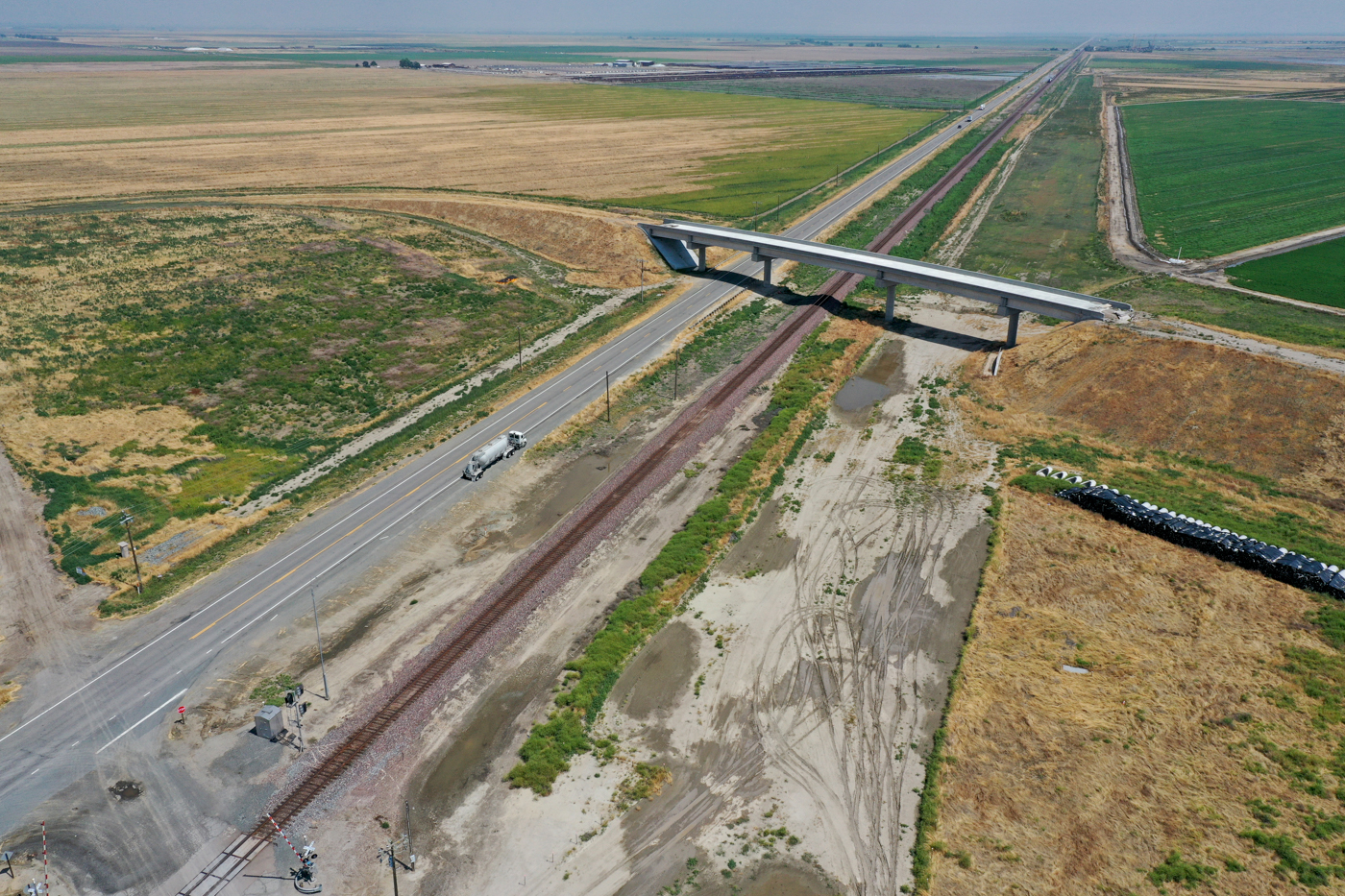 Avenue 88 Grade Separation (drone view)