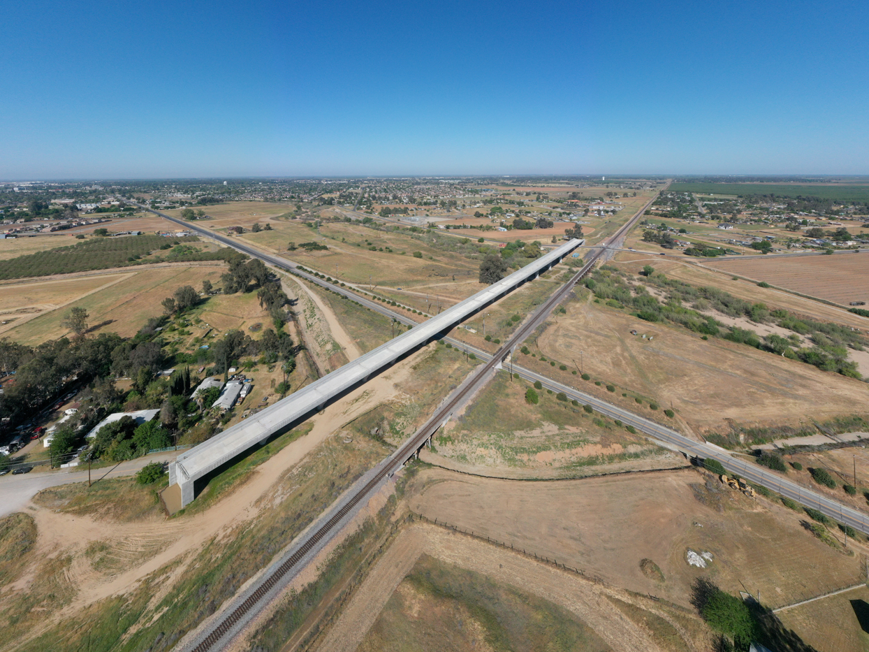 Fresno River Viaduct (drone view)