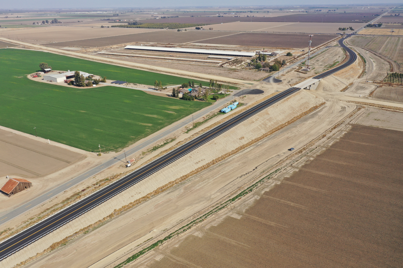 Kansas Avenue Grade Separation (drone view)