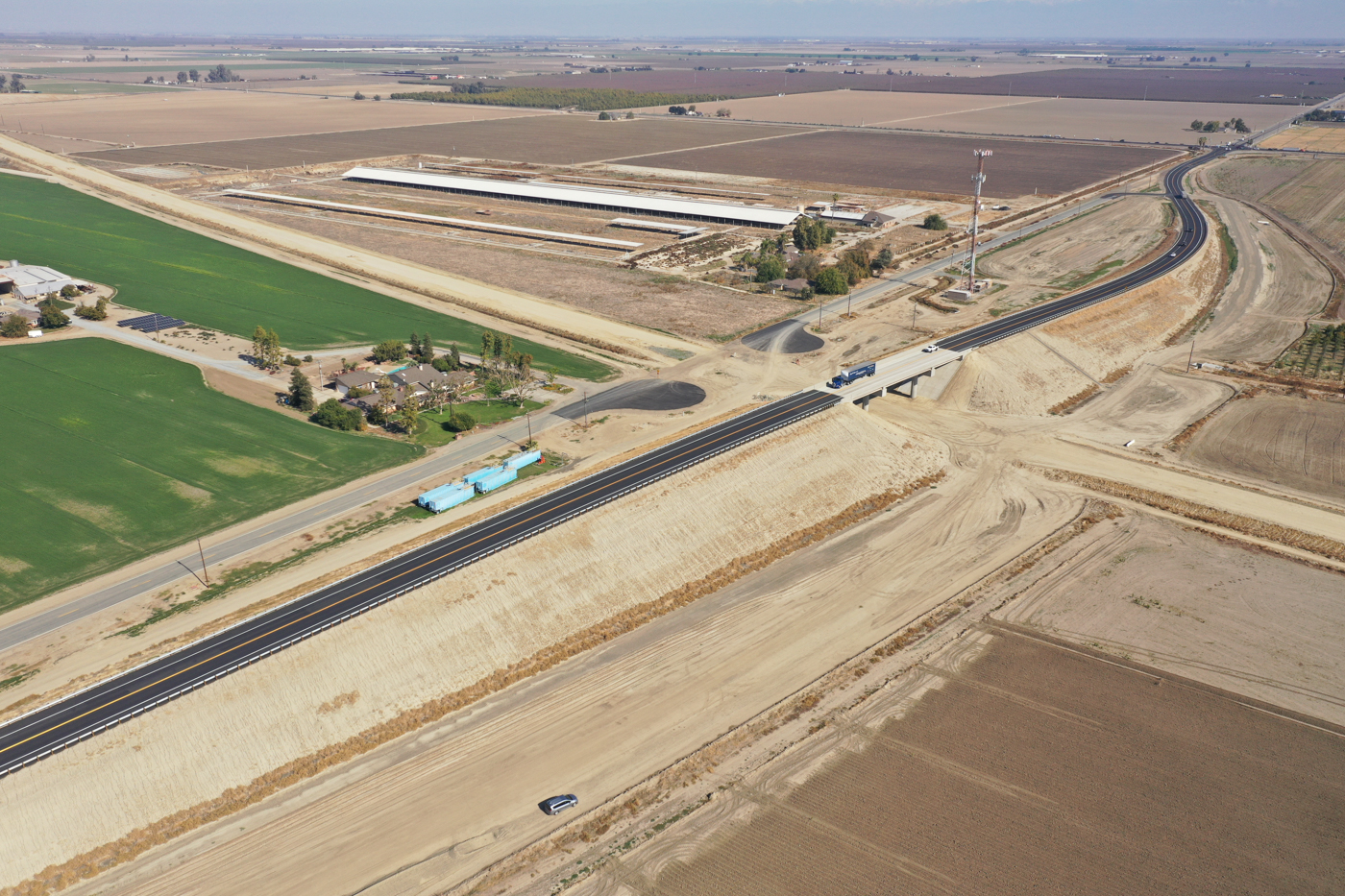 Kansas Avenue Grade Separation (drone view)