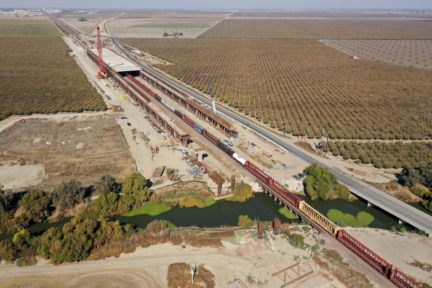 Tule River Viaduct (drone view)