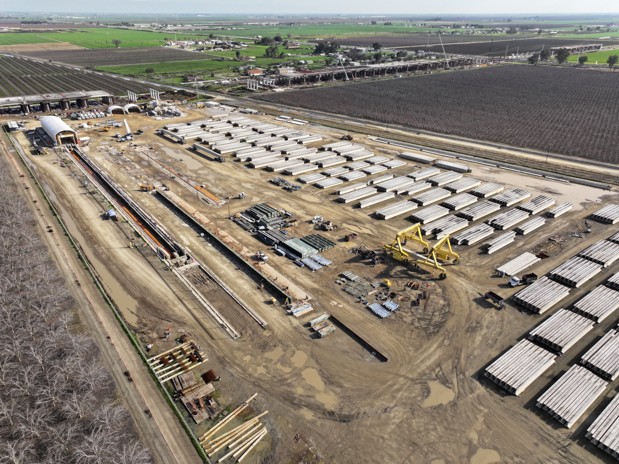 DFJV Pre-Cast Facility (drone view)