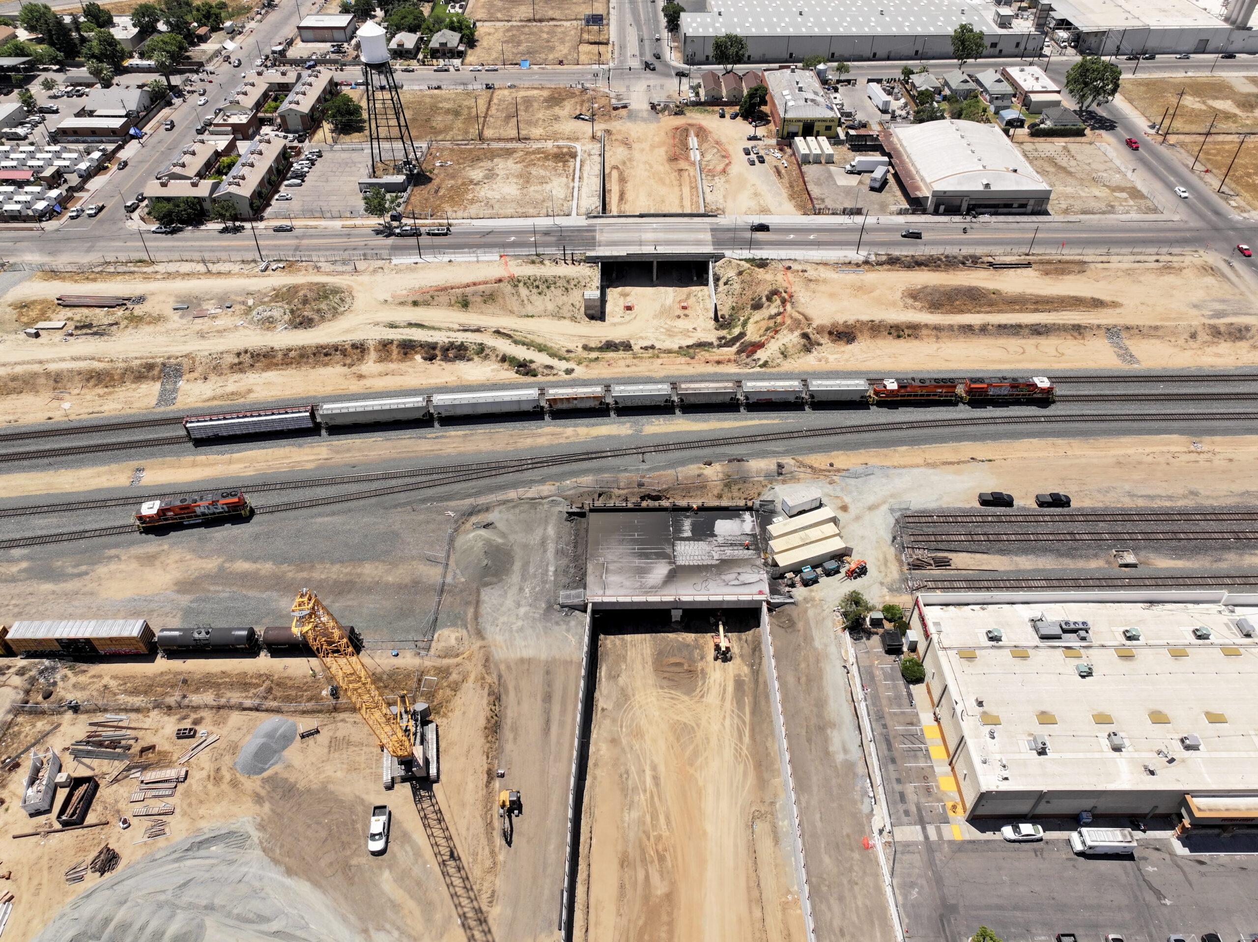 Ventura Street Underpass (drone view)
