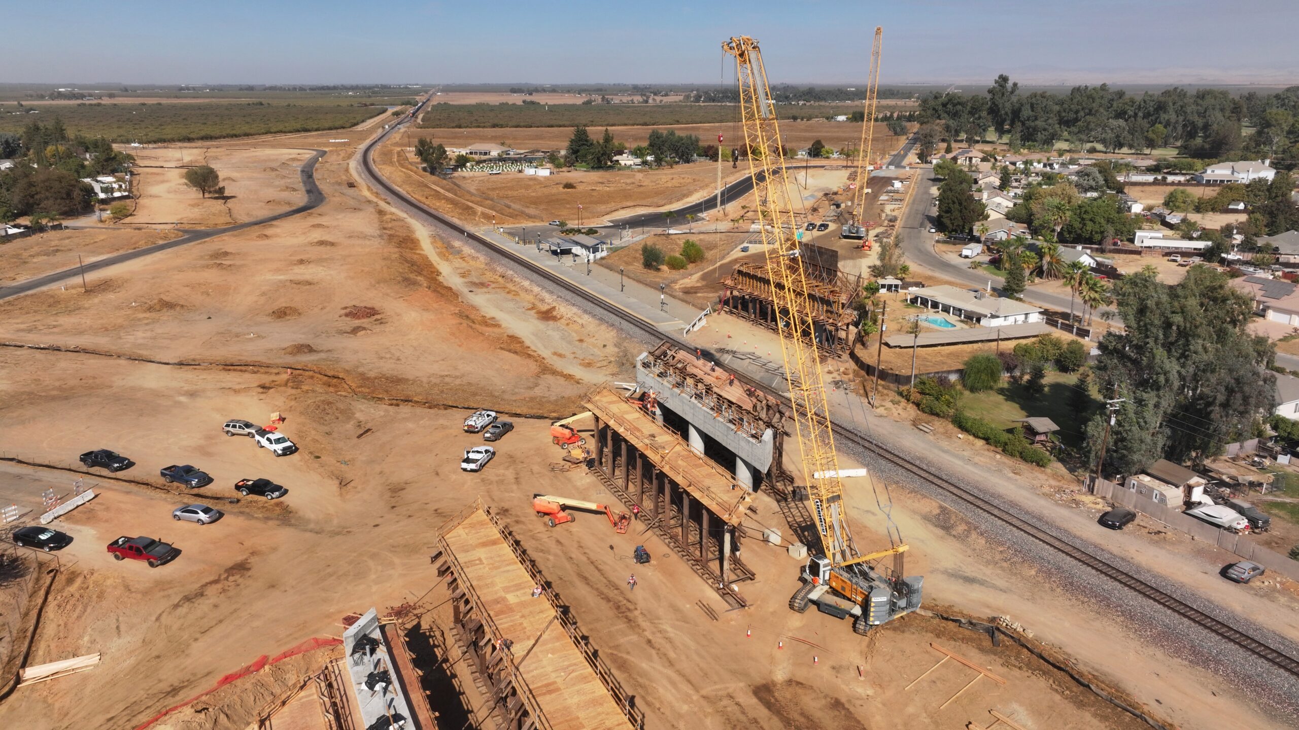 Road 26 Grade Separation (drone view)