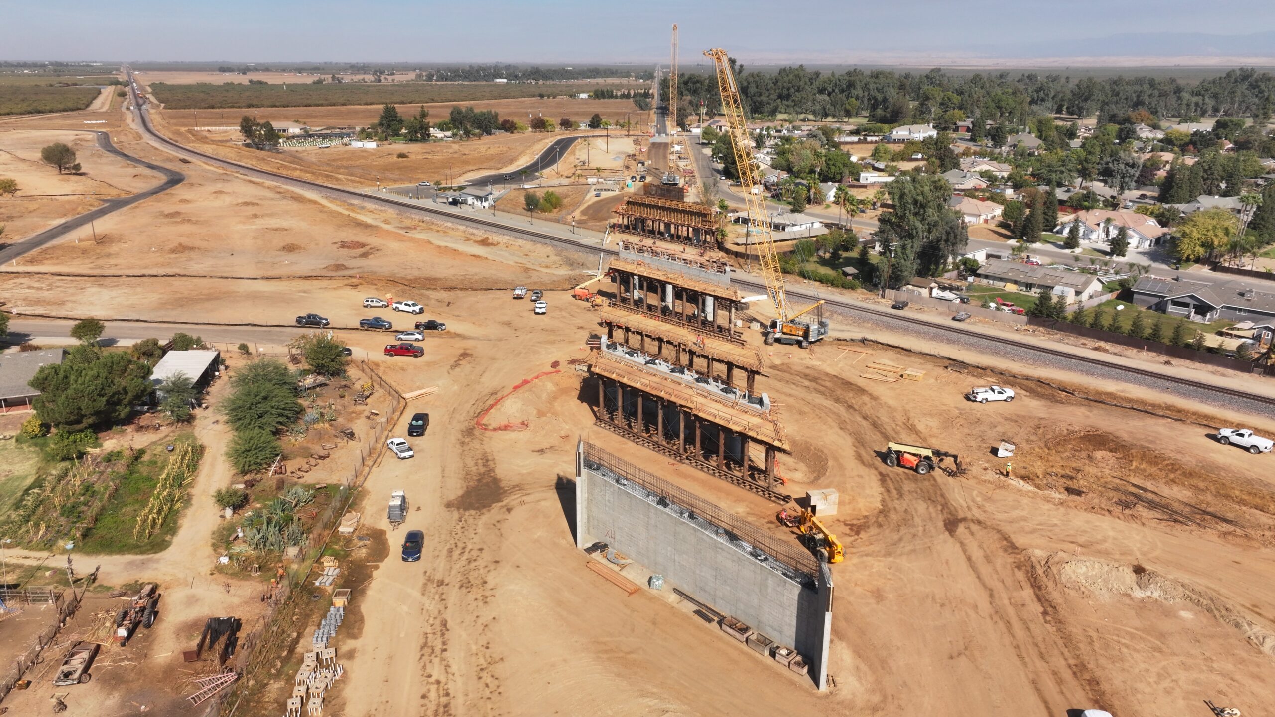 Road 26 Grade Separation (drone view)