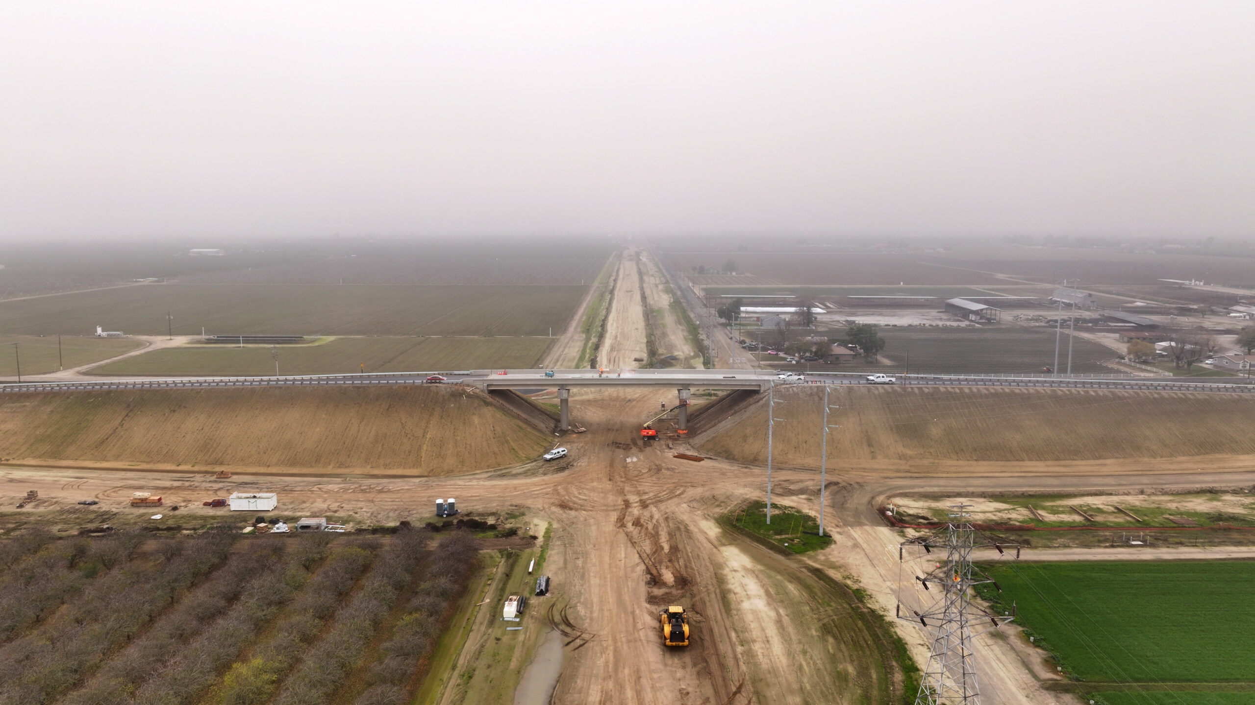 Fargo Avenue Grade Separation (drone view)