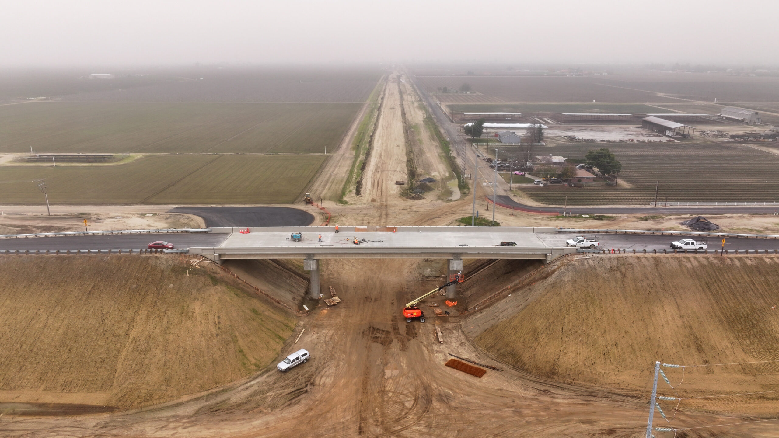 Fargo Avenue Grade Separation (drone view)