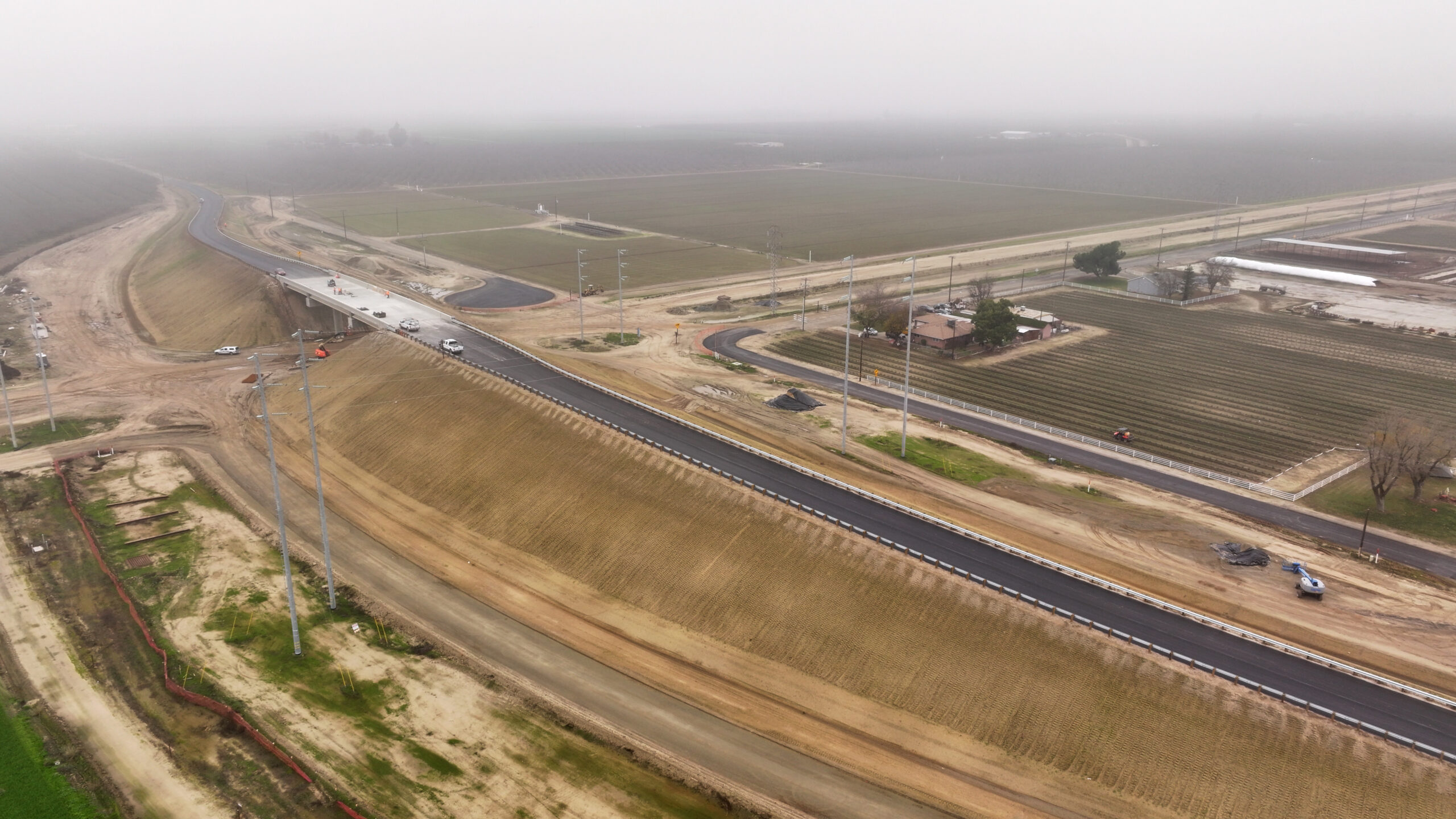 Fargo Avenue Grade Separation (drone view)