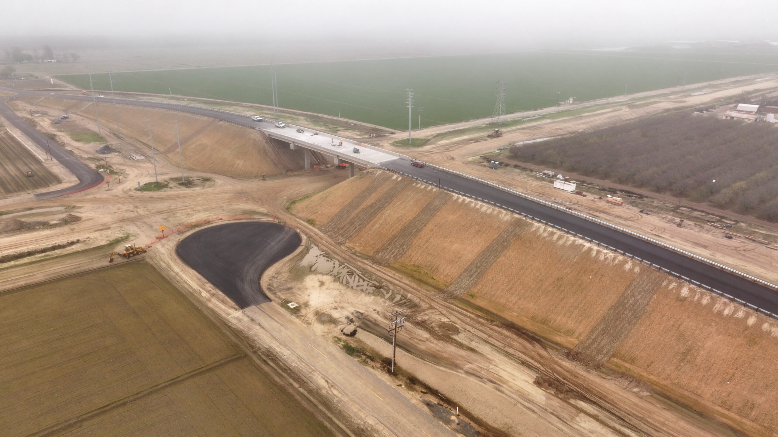 Fargo Avenue Grade Separation (drone view)