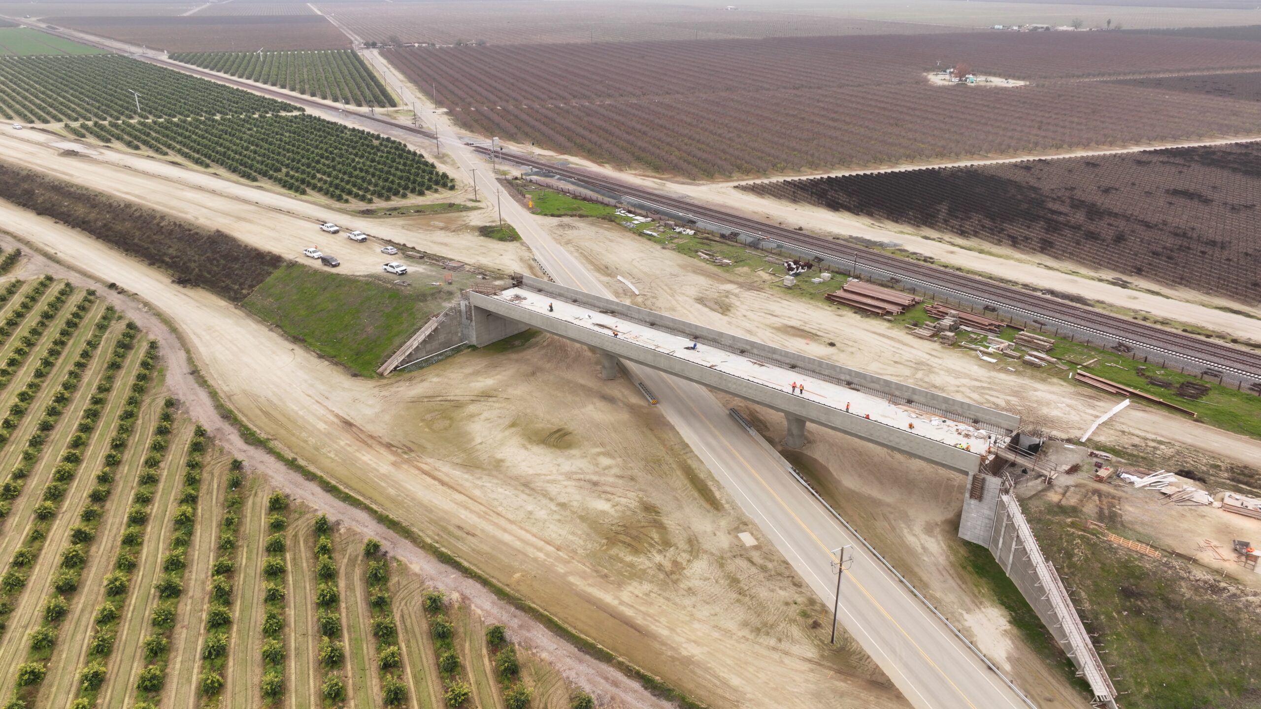 Peach Avenue Viaduct (drone view)