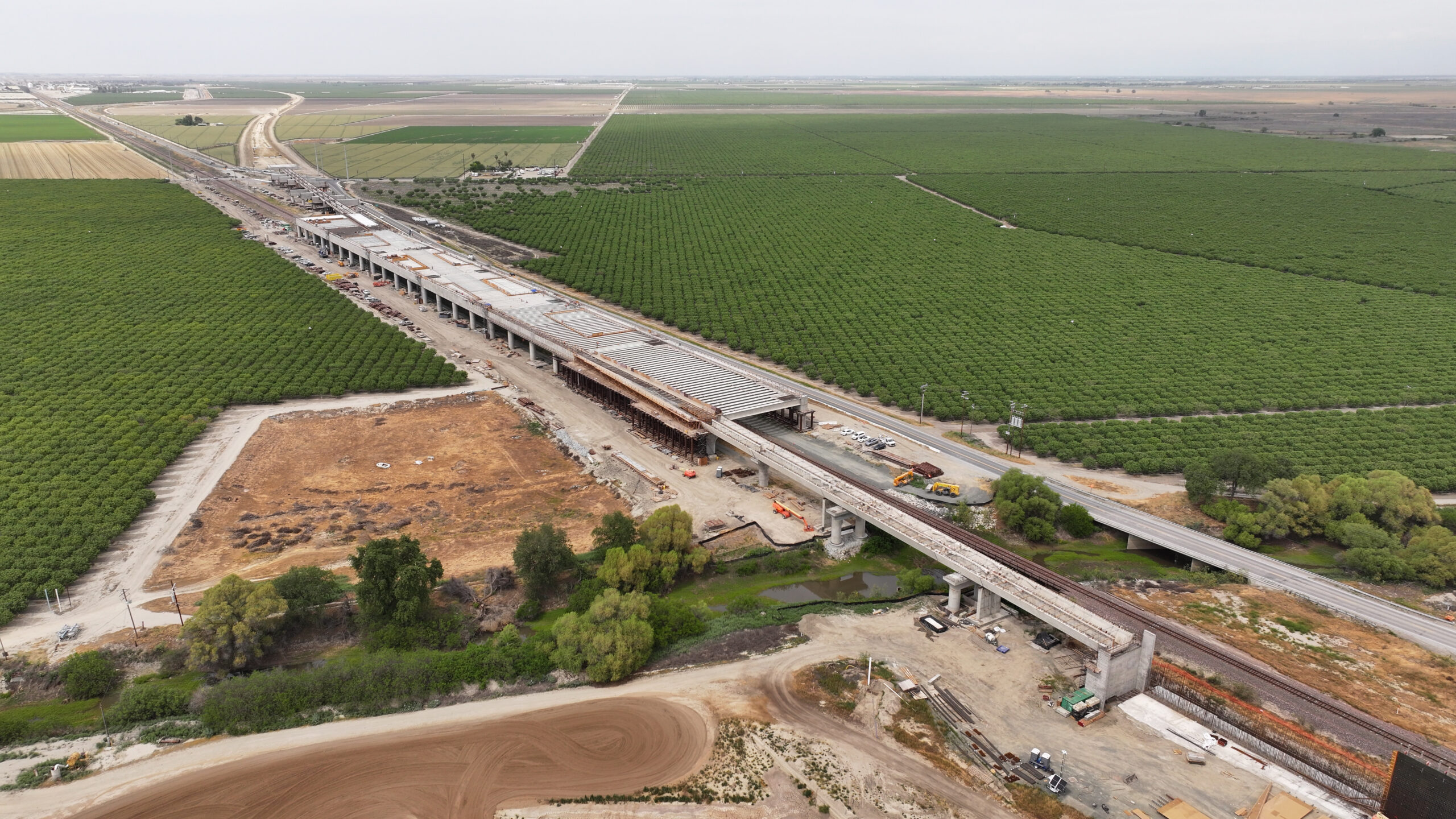 Tule River Viaduct (drone view)