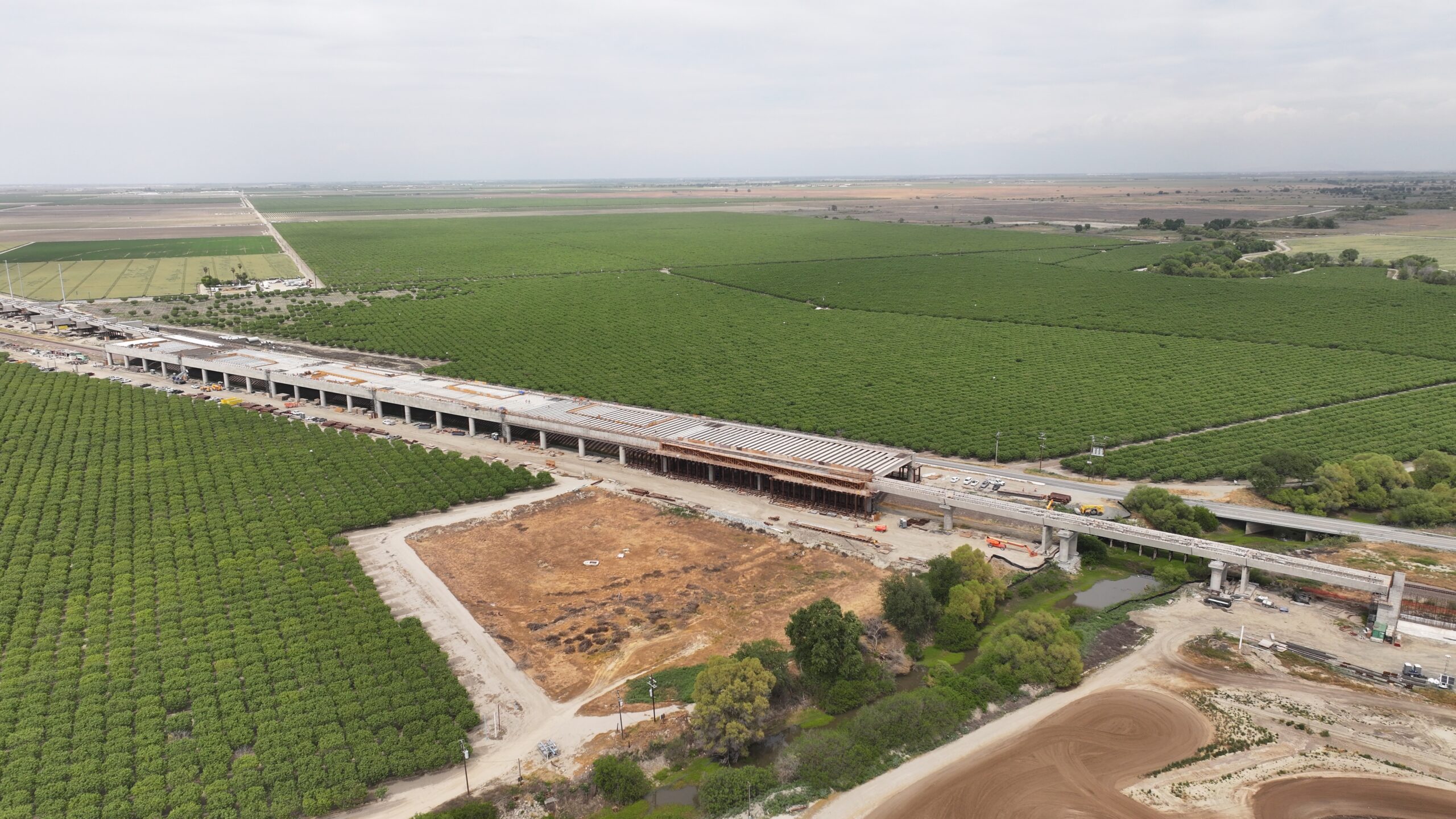 Tule River Viaduct (drone view)