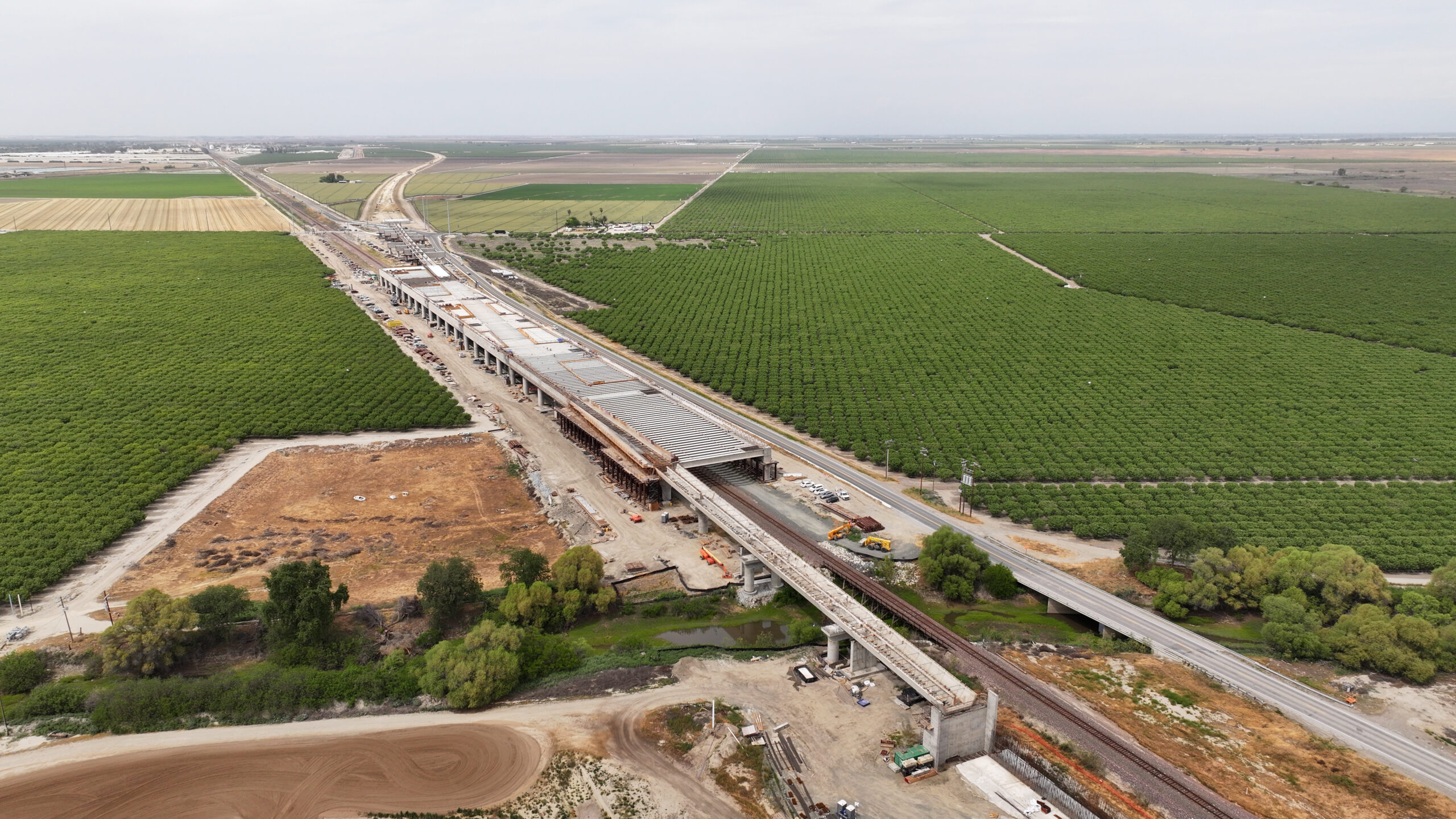 Tule River Viaduct (drone view)