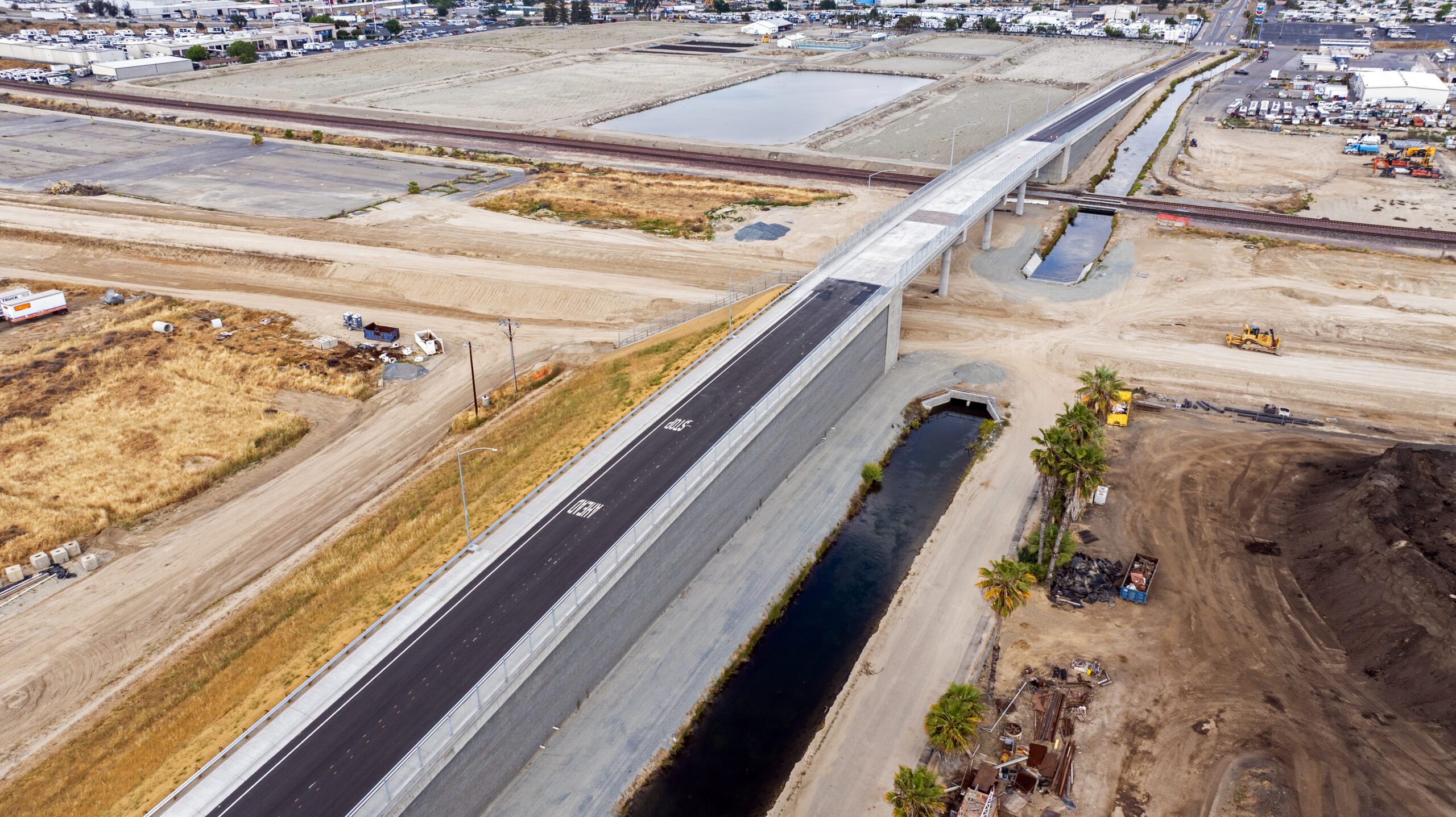 Central Avenue Grade Separation (drone view)