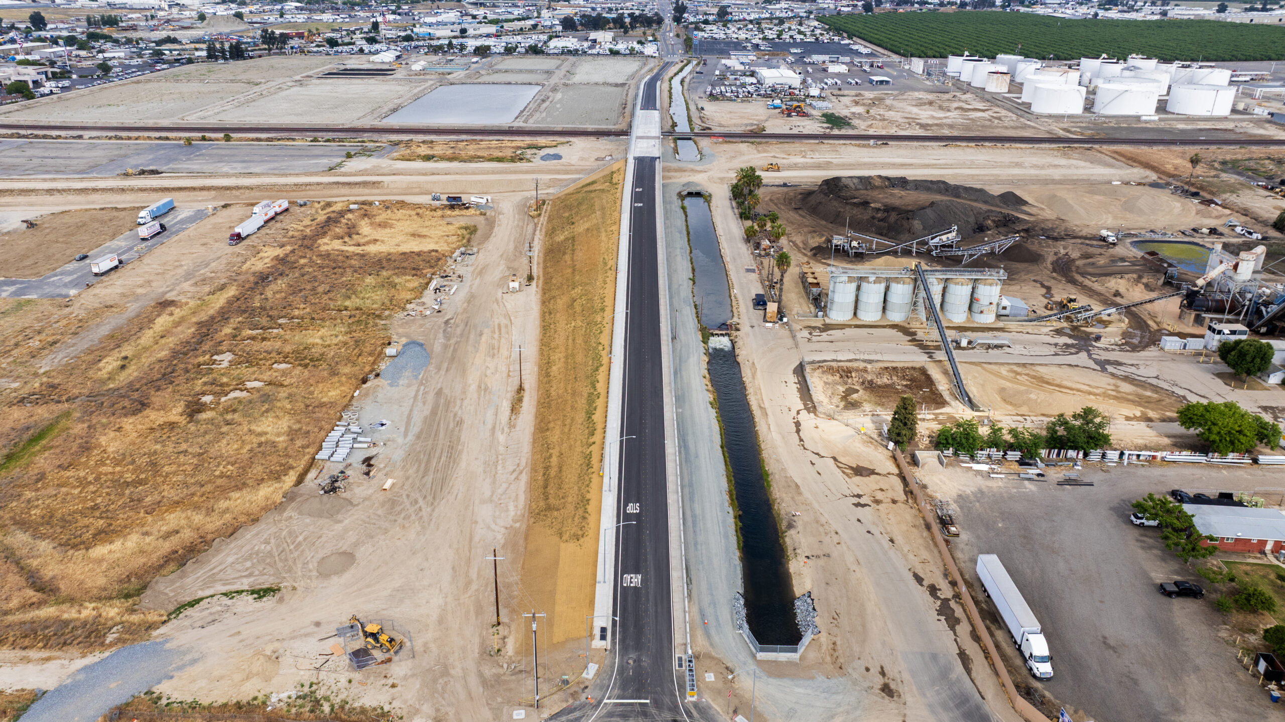 Central Avenue Grade Separation (drone view)