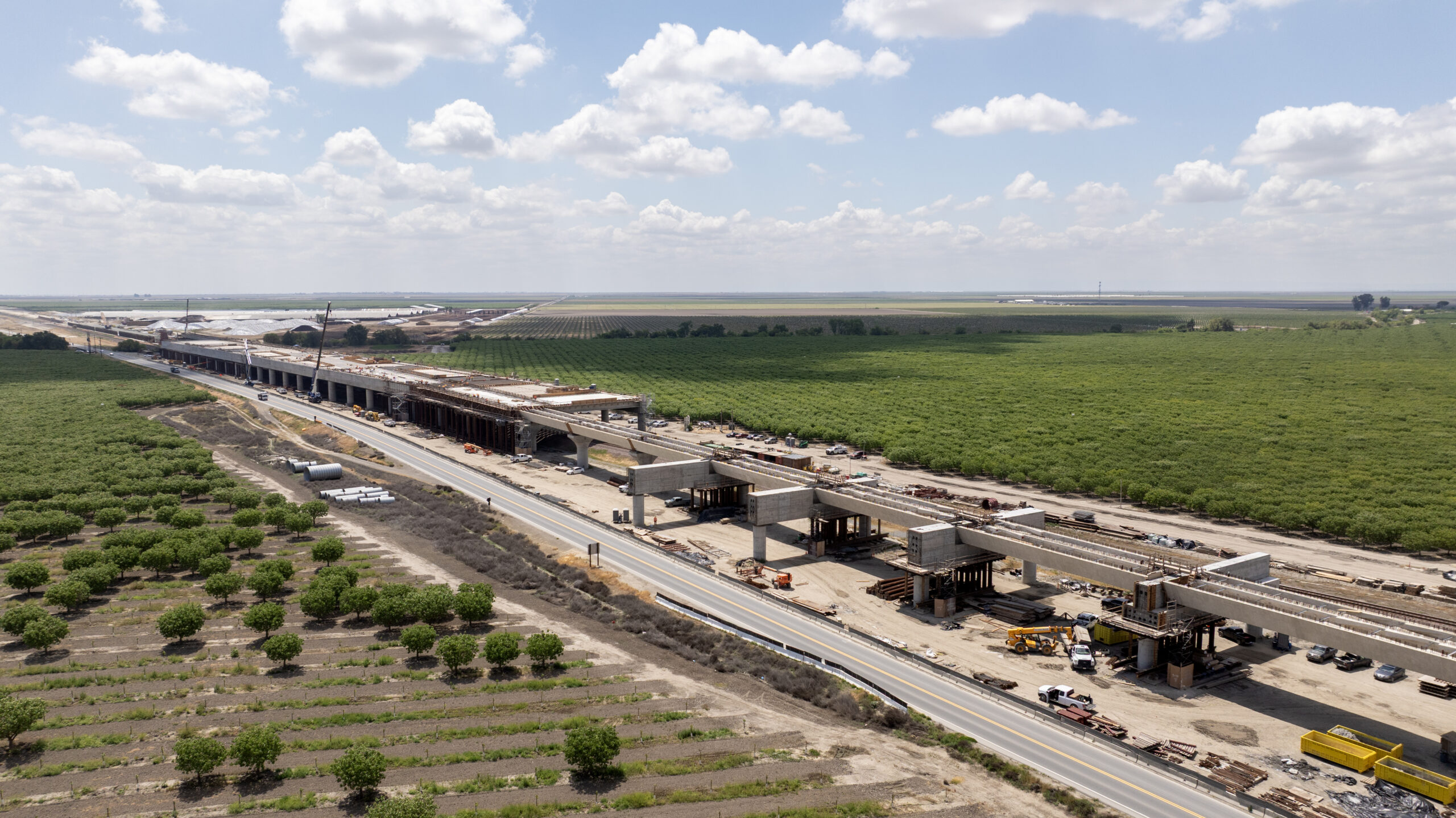 Tule River Viaduct (drone view)