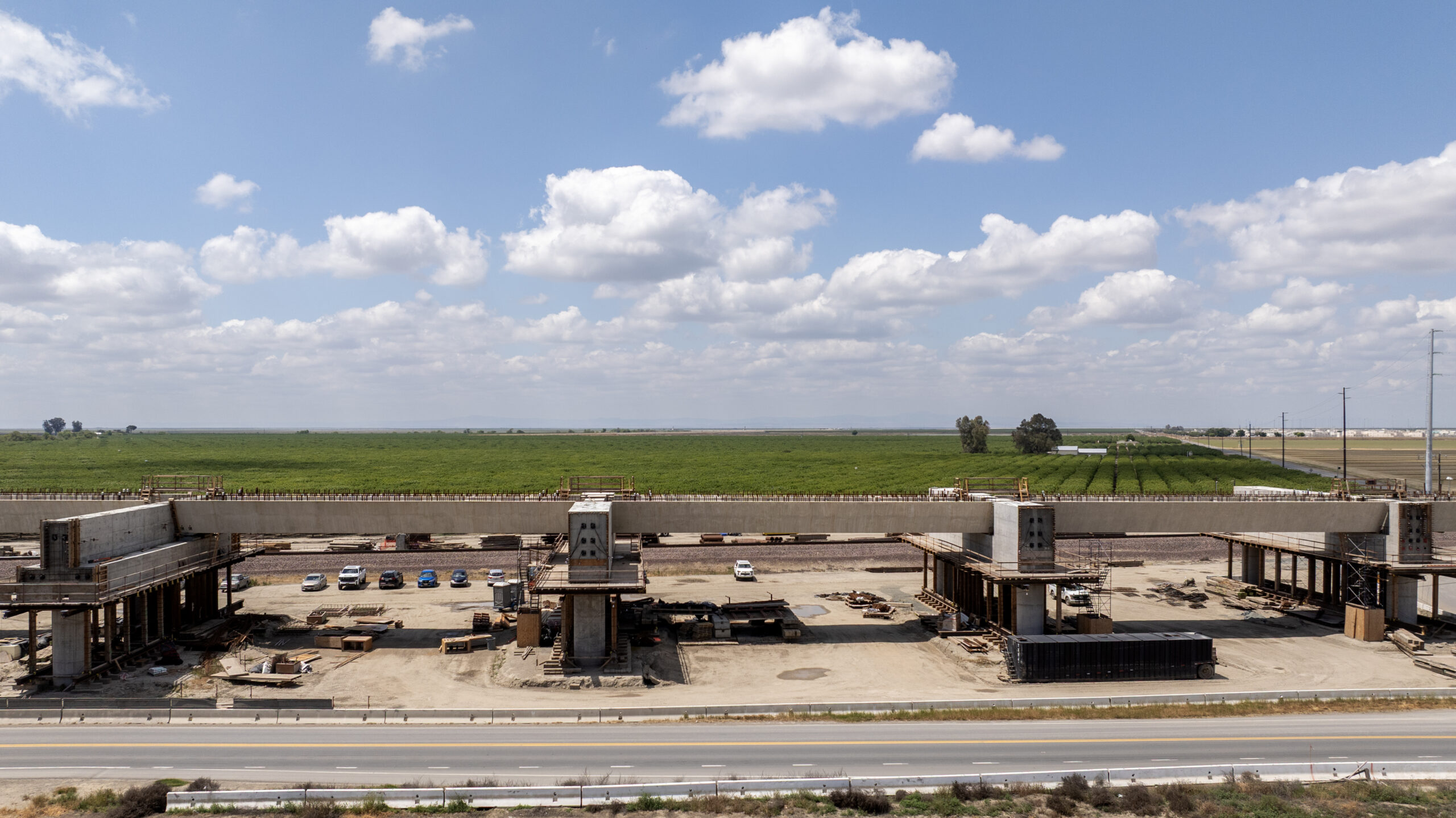 Tule River Viaduct (drone view)