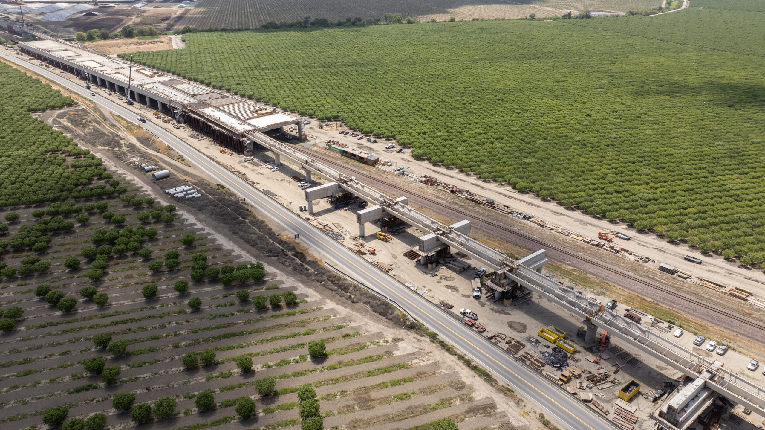 Tule River Viaduct (drone view)