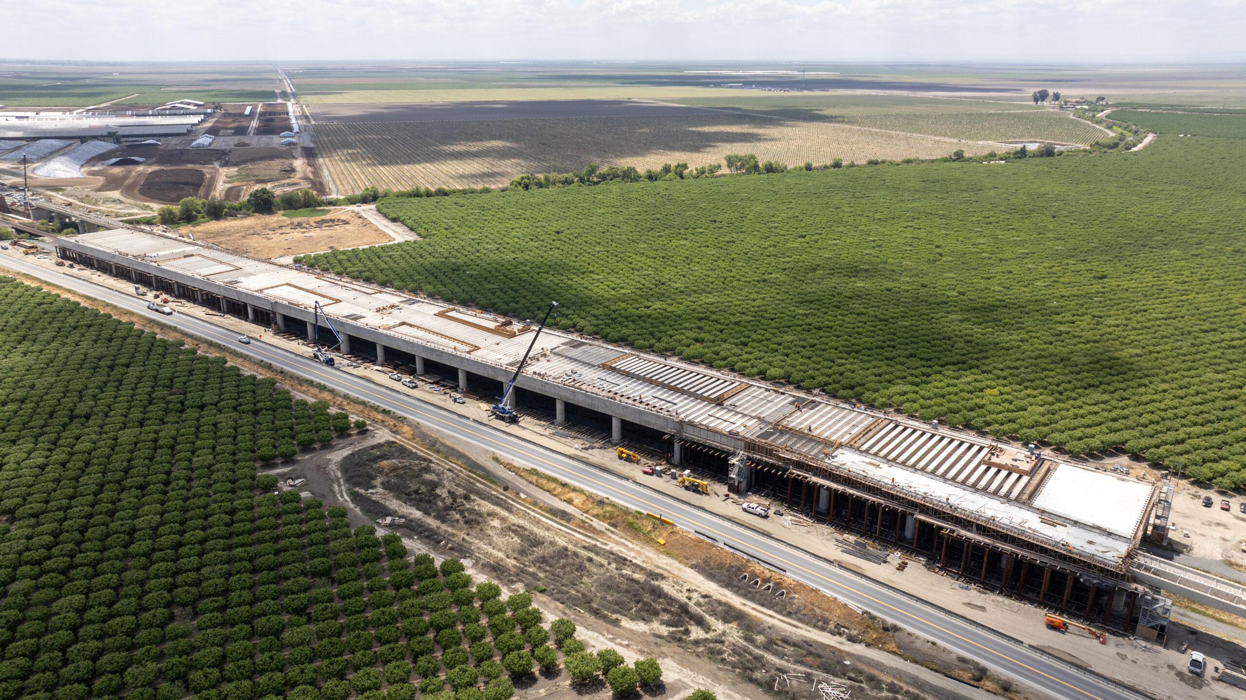 Tule River Viaduct (drone view)