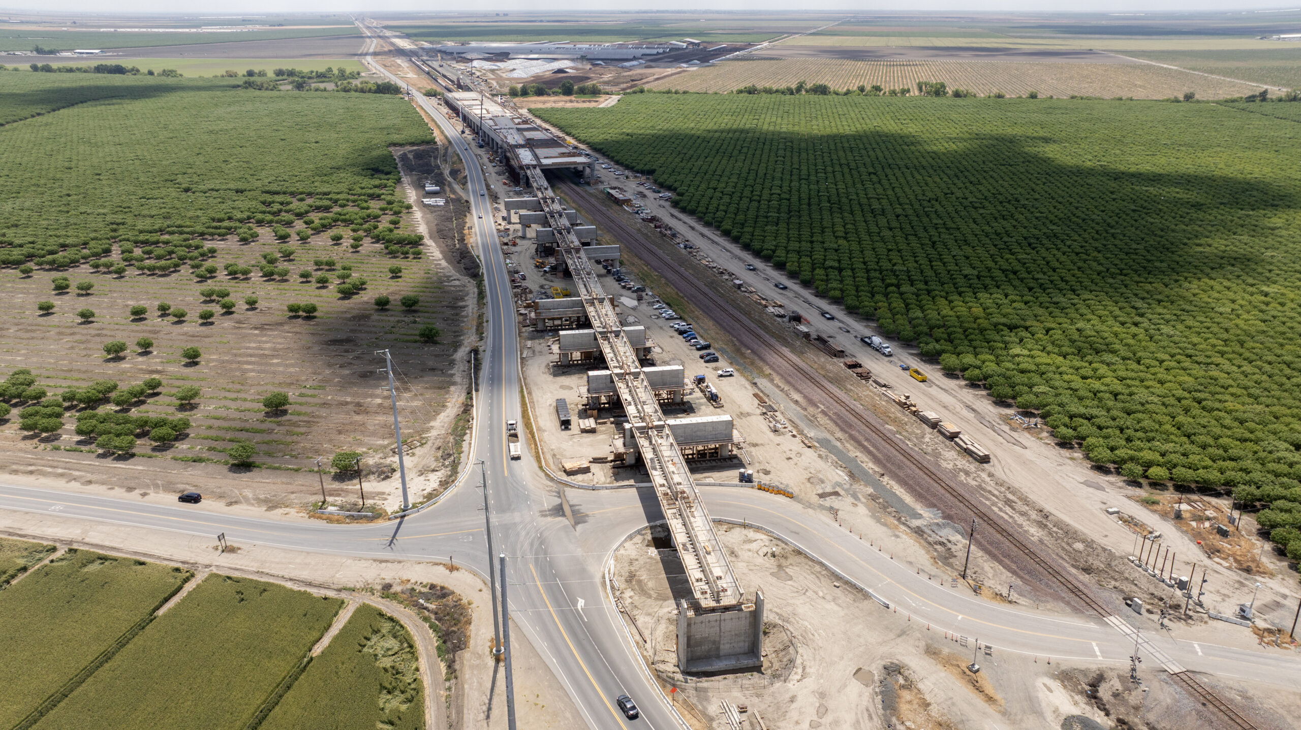 Tule River Viaduct (drone view)