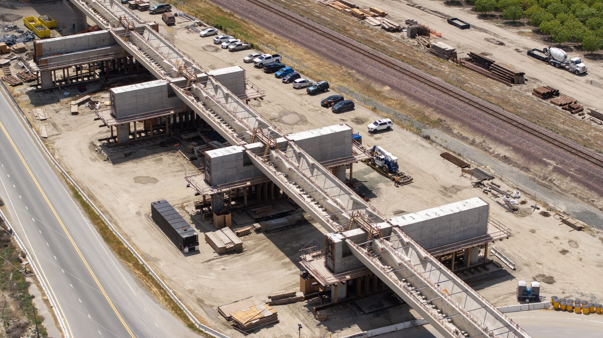 Tule River Viaduct (drone view)