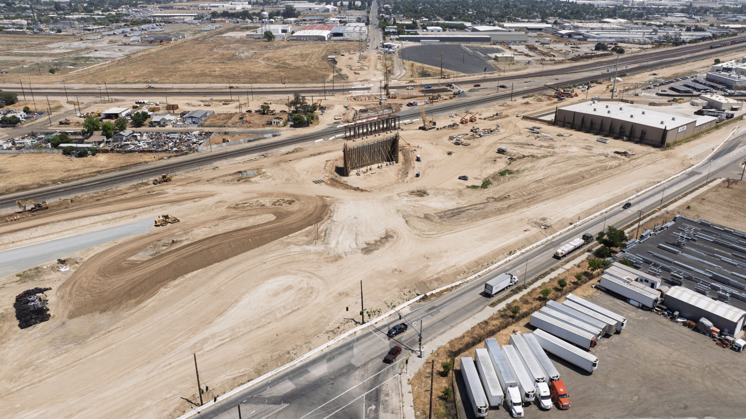 Church Avenue Grade Separation (drone view)
