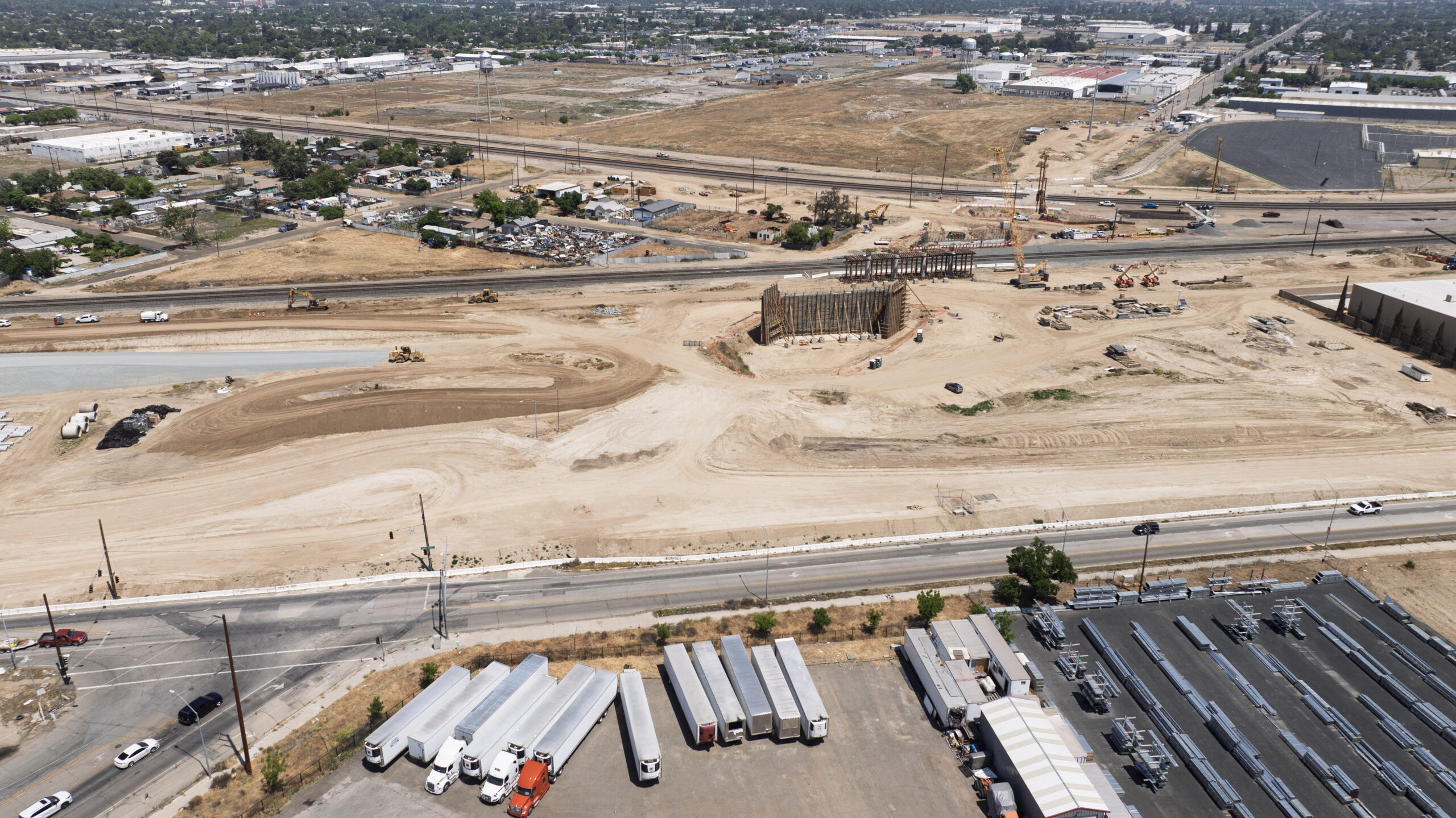 Church Avenue Grade Separation (drone view)