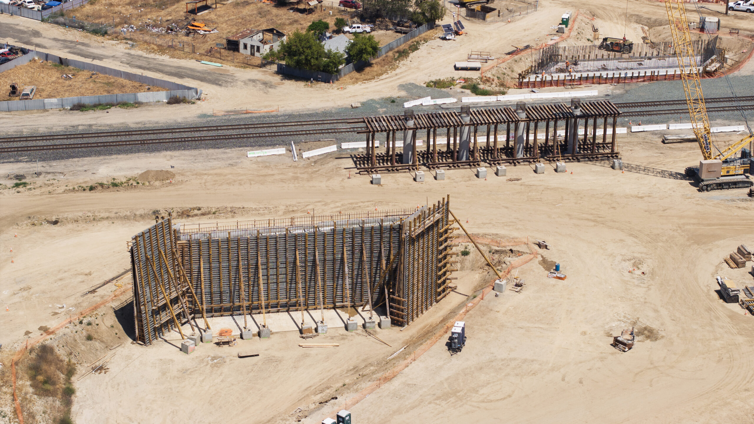 Church Avenue Grade Separation (drone view)