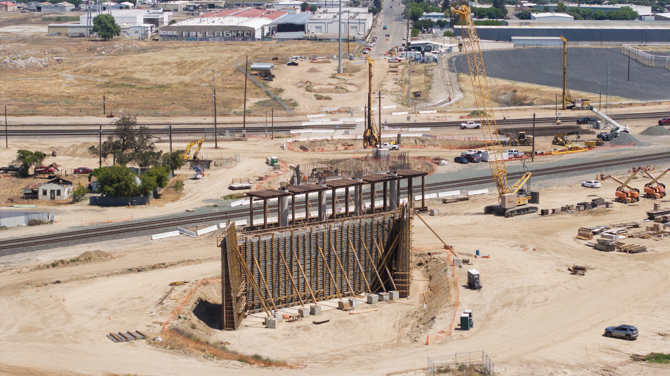 Church Avenue Grade Separation (drone view)