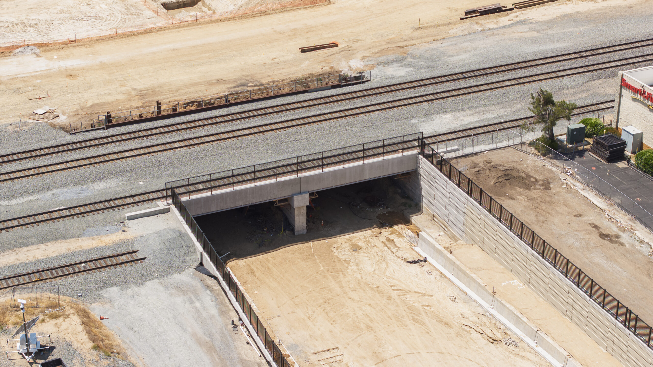 Cesar Chavez Underpass (drone view)